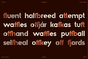 Pikolo Font Family, a Sans Serif Font by Ideabuk (Thumbnail 3 of 8)