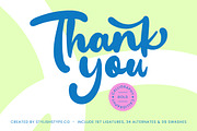 Create Paint Bold Calligraphy Font, a Script Font by stylishtype.co (Thumbnail 20 of 20)