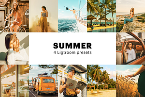 4 Summer Lightroom Presets