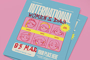 International Women's Day Flyer, a Flyer Template by graphicook (Thumbnail 2 of 3)