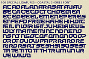 COASTAL SHORES - CYBERPUNK FONT, a Sans Serif Font by 177Studio (Thumbnail 5 of 7)