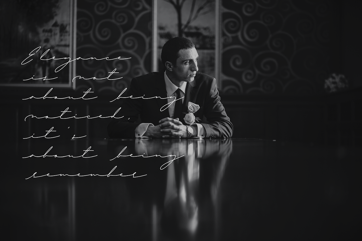 Chalysta, a Script Font by BaronWNM (Photo 2 of 9)