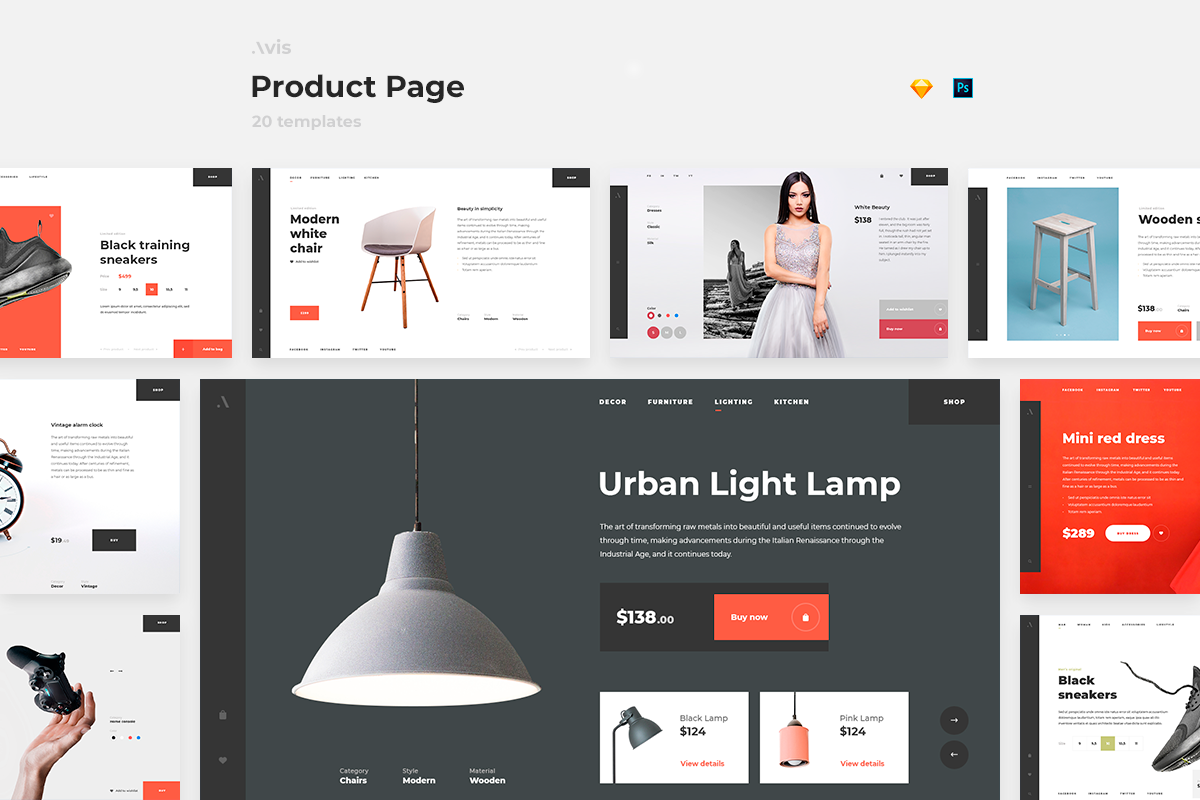 Avis - E-Commerce UI Pack, an UI Kit Template by Alexandr Gorbatov (Photo 7 of 8)
