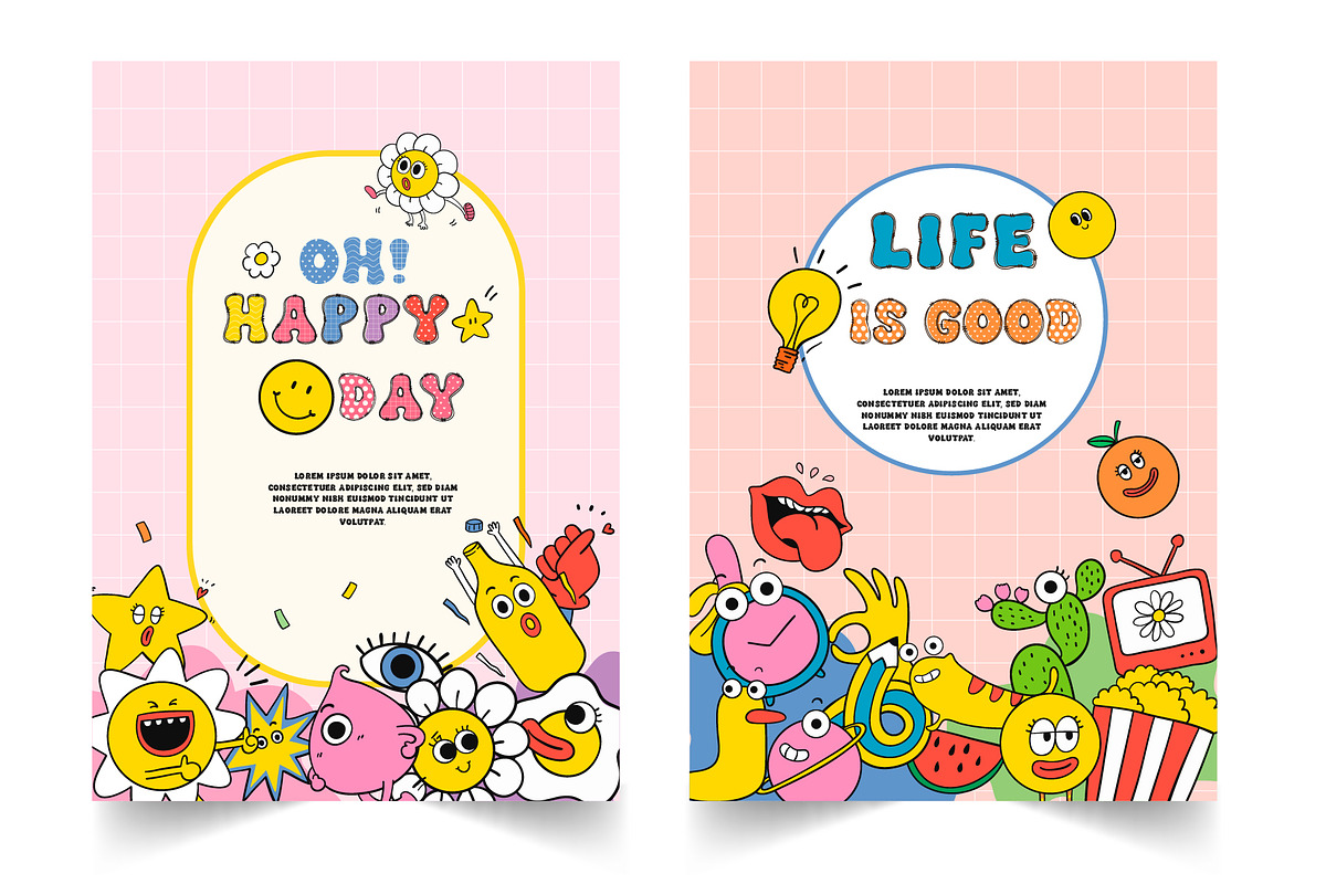 Fox Happy & Fox Happy Line Duo Font, a Symbol Font by Fox7 By Rattana (Photo 7 of 8)