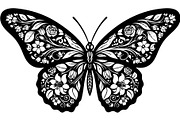Butterfly Silhouette Bundle, a Decorative Illustration by Designer_Momina (Thumbnail 19 of 20)