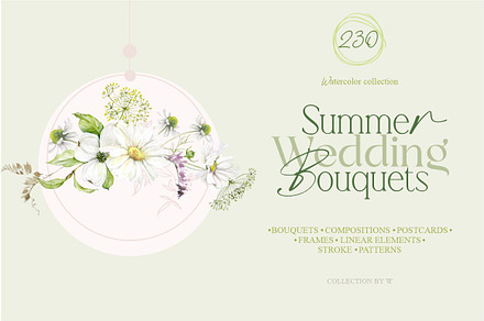 Summer wedding bouquets