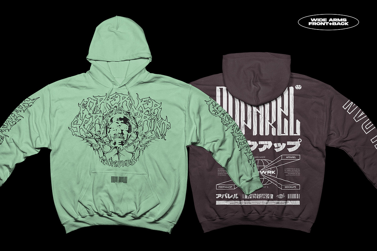 Hoodie Mockup - Gildan 18500, a Hoody Mockup by FLYERWRK (Photo 8 of 11)