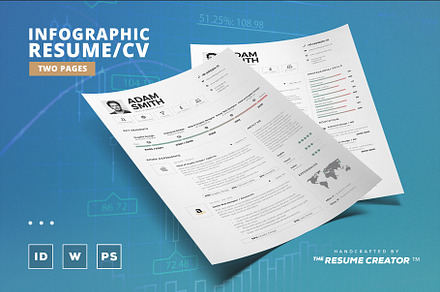 Infographic Resume/Cv Template Vol.9