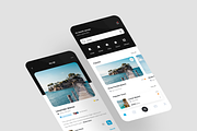 Sky - Travel App UI Kit, an UI Kit Template by iDoodle Studio (Thumbnail 3 of 4)