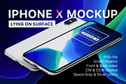 iPhone X Mockups Bundle, an iPhone Mockup by Mockups & Illustrations (Thumbnail 4 of 18)
