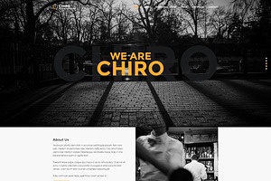 Chiro - Creative Onepage Portfolio