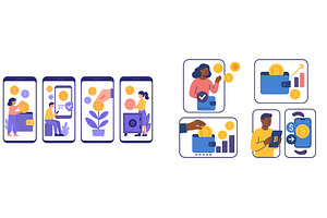 Exploring the world of digital, a Finance Illustration by ZinetroN