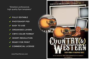 Country And Western Flyer Template