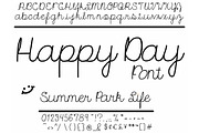 Font Happy Day Cursive Script Cute!, a Script Font by PageLightStudios (Thumbnail 7 of 8)