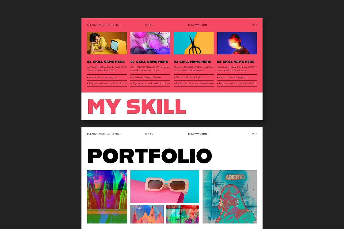 Portfolio Presentation Template, a Presentation Template by ElvinPrint (Photo 5 of 8)
