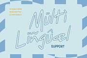CS Gesture Dashed, a Handwritten Font by Craft Supply Co. (Thumbnail 7 of 8)