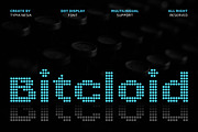 Bitcloid – Modern Futuristic Font, a Sans Serif Font by Typia Nesia (Thumbnail 1 of 11)
