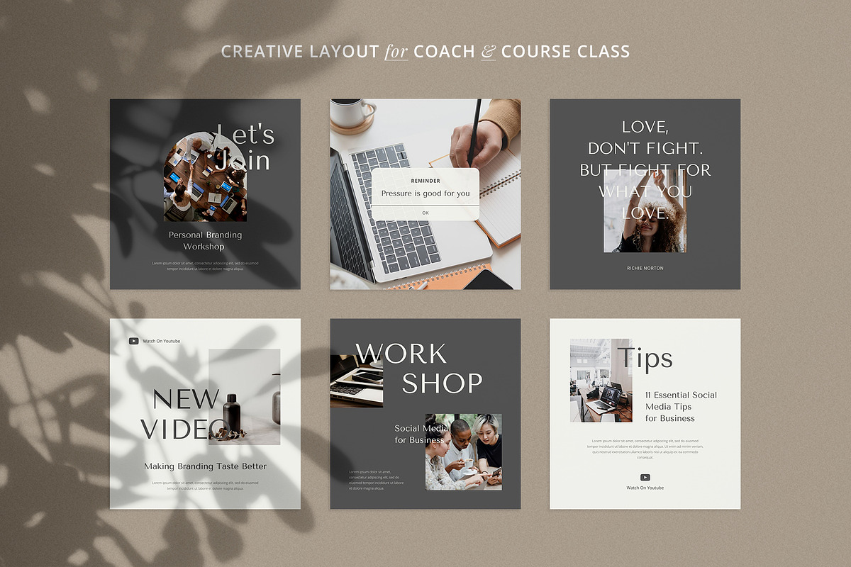 Influencer Instagram Pack | PS CANVA, a Social Media Template by Visuel Colonie® (Photo 5 of 18)