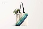 Tote Bag Mockup Set 2, a Packaging Mockup by Creatsy (Thumbnail 5 of 8)