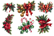 Christmas Garland Clipart, an Illustration by Designworld (Thumbnail 2 of 4)
