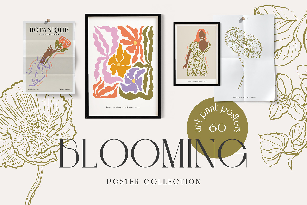 Blooming Prints Posters, an Object Graphic by iStar Design (Photo 1 of 11)