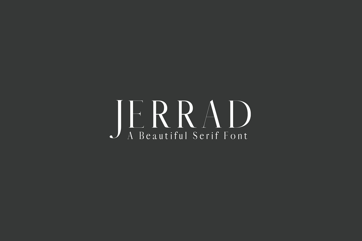 Jerrad Beautiful Serif 4 Font Family