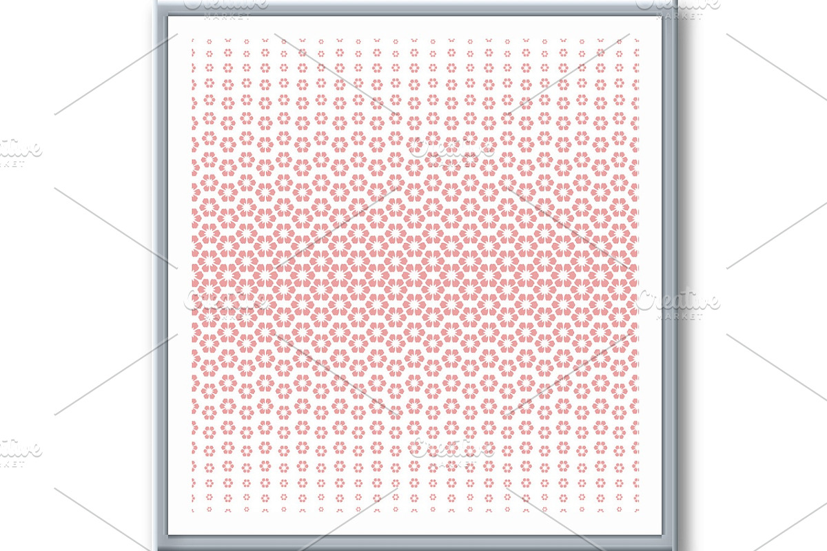 Geometric seamless floral pattern, a Pattern Graphic by RODINA (Photo 3 of 3)