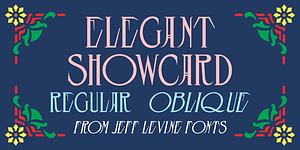 Elegant Showcard JNL