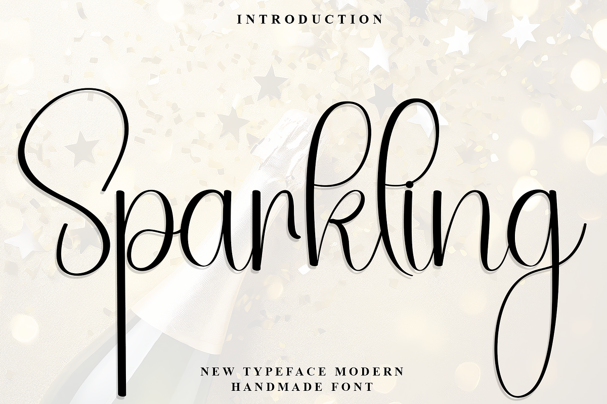Sparkling, a Handwritten Font by FreshTypeINK (Photo 1 of 8)