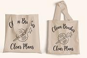 Makeup Brush Cleaning Quote Line Art, an Object Illustration by Ghagra (Thumbnail 6 of 7)