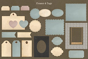 Vintage Scrapbook Collage Elements, an Object Graphic by jessicamdesign (Thumbnail 5 of 9)