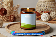 Soy candle product mockup, a Cups & Container Mockup by Rami's Mockups (Thumbnail 1 of 3)