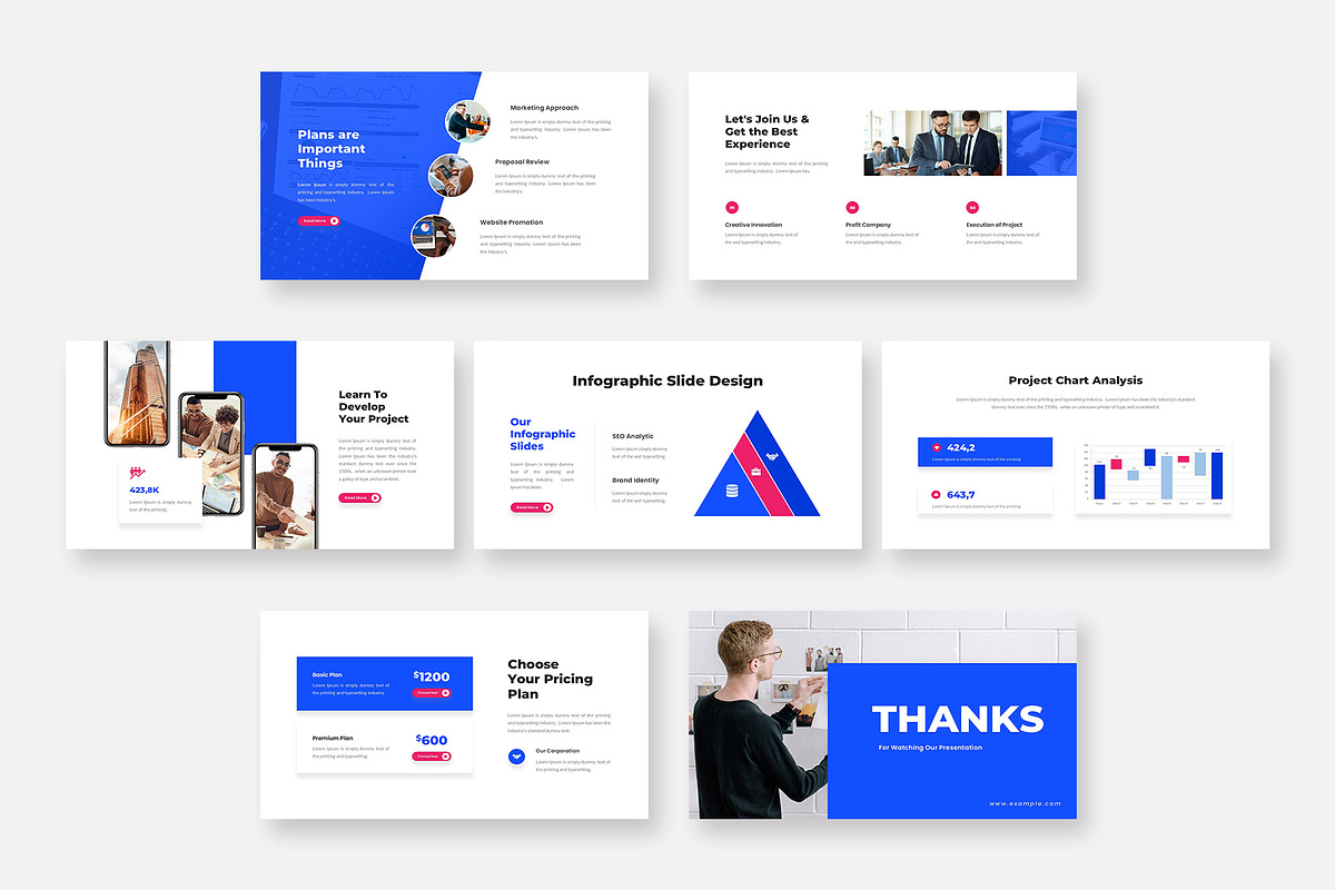 Onplan - Project Plan PowerPoint preview 3