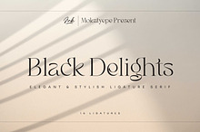 Black Delights - Elegant Serif