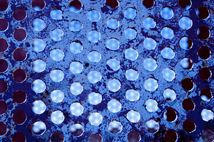 Blue Metal Background, a Background Photo by THP Creative