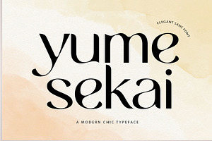Yumesekai Typeface