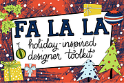 Fa La La Designer Toolkit, an Illustration by Si Design Loft (Thumbnail 1 of 6)