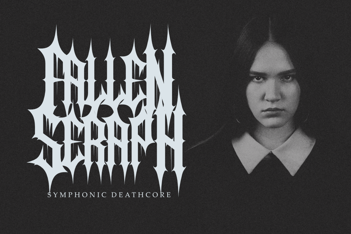 Sacrifice - Gothic Metal Font, a Symbol Font by Masyafi Studio (Photo 3 of 9)