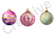 Christmas Ornaments Sublimation, an Illustration by Milano Creative (Thumbnail 3 of 5)