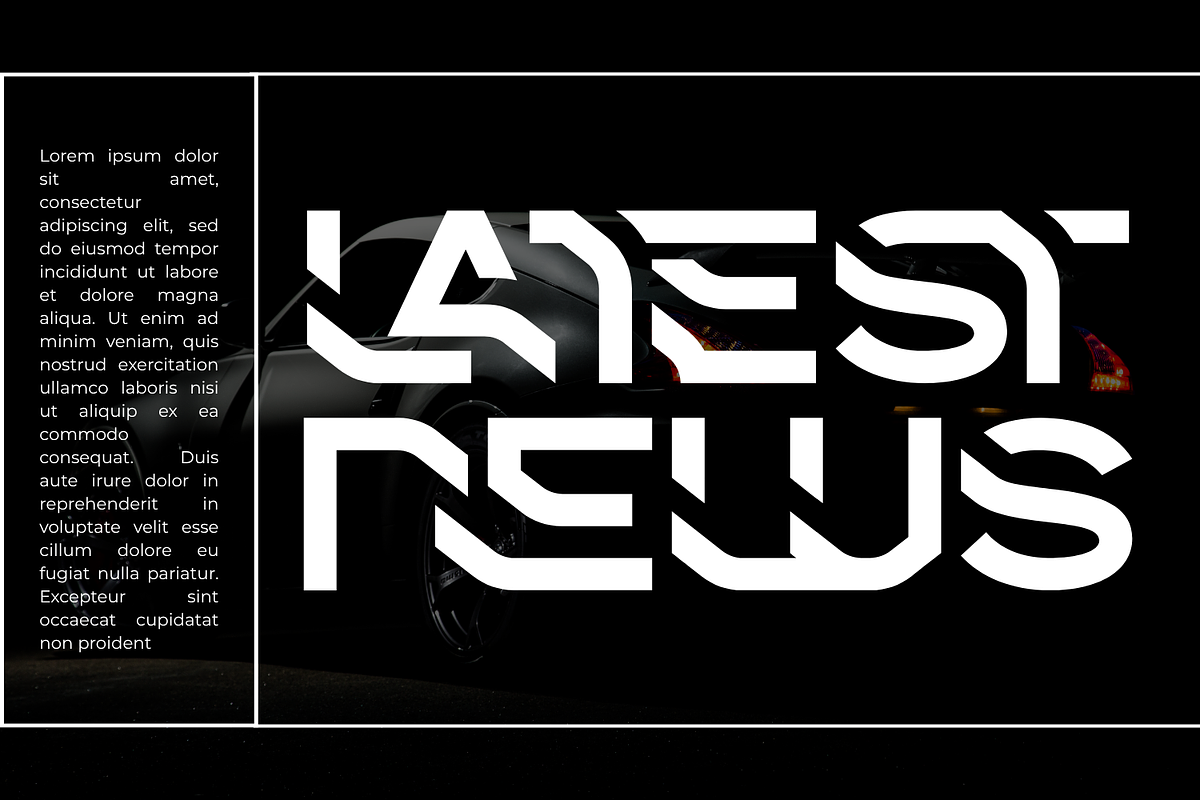 Coastal Change - Futuristic Font, a Sans Serif Font by 177Studio (Photo 5 of 8)