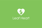 Leaf Heart Logo Template, a Branding & Logo Template by yopie (Thumbnail 2 of 3)