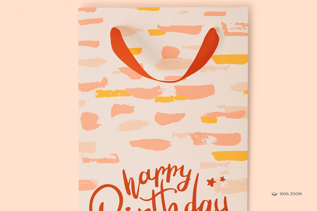 Wine Size Gift Bag Mock-up, a Print Template by Branda Keeps (Photo 16 of 17)