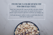 Popcorn Time, a Sans Serif Font by Oban Jones (Thumbnail 7 of 7)