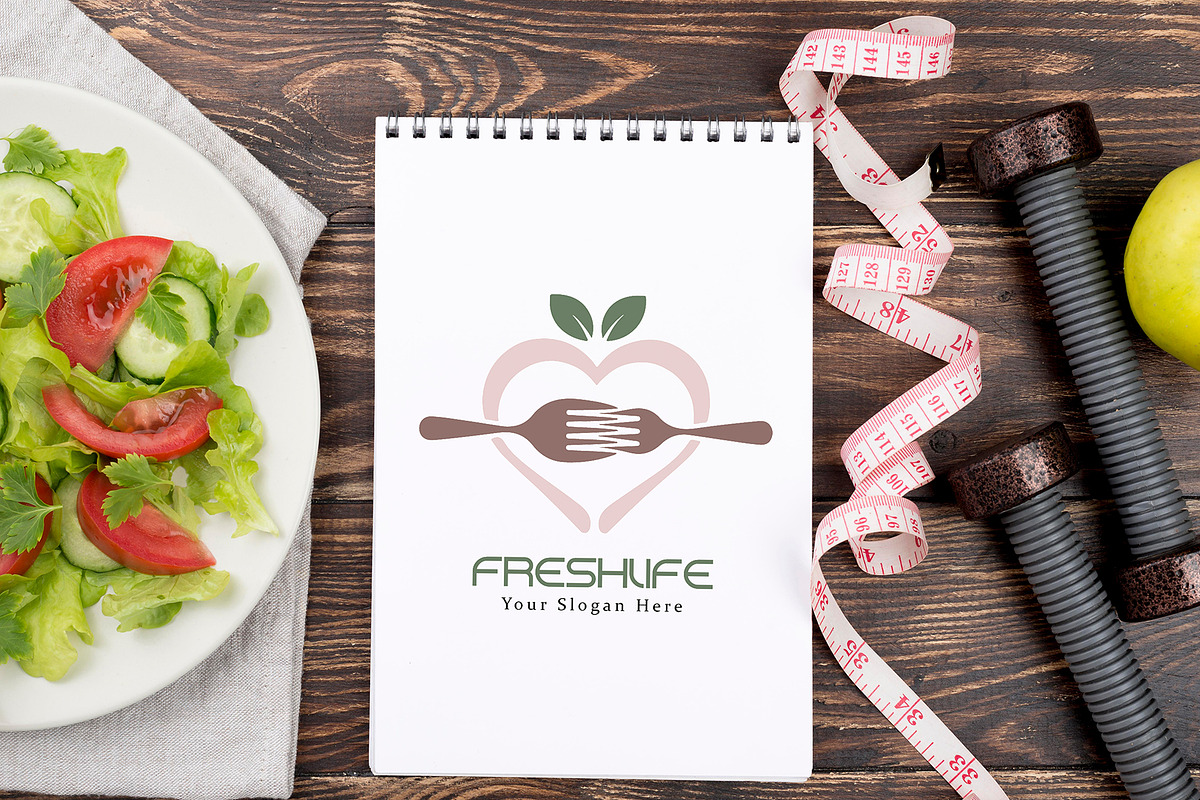 Modern Dietitian Logo Collection, a Branding & Logo Template by YUDesignStore (Photo 12 of 13)