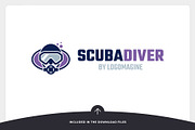 Scuba Diver Logo Template, a Branding & Logo Template by LOGOMAGINE (Thumbnail 15 of 16)