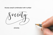 Society Calligraphy Modern, a Script Font by Teweka (Thumbnail 5 of 9)