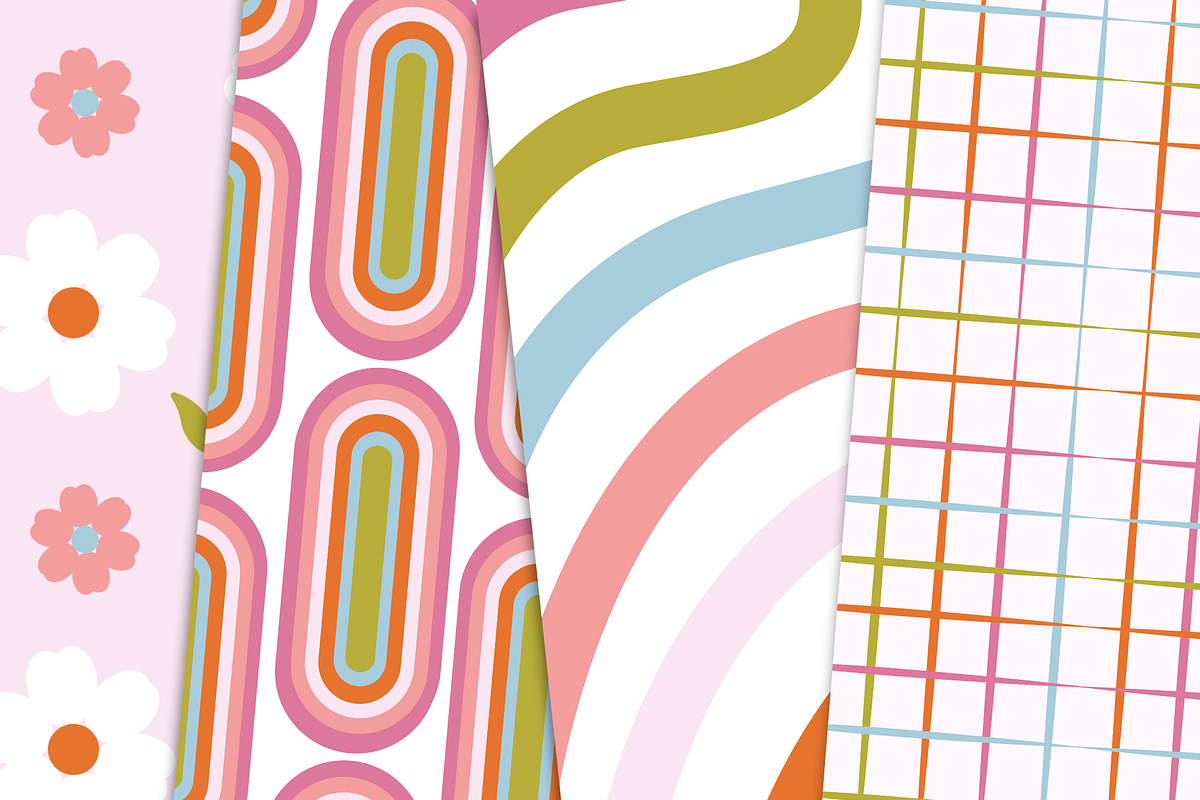 Bold Bloom – 10 Digital Papers, a Pattern Graphic by crea.tivity (Photo 5 of 5)