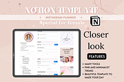 Instagram Planner Notion Template, a Templates & Theme by bellaROSEworkshop (Thumbnail 6 of 10)