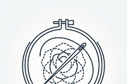 54 Macrame Outline Vector Icon, an Outline Icon by adenpinkstore (Thumbnail 6 of 10)