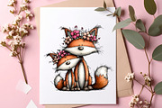 Mothers Day Watercolor Animals PNG, an Illustration by SinaCreation (Thumbnail 8 of 9)
